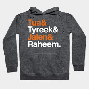 Dolphins Helvetica Players Hoodie